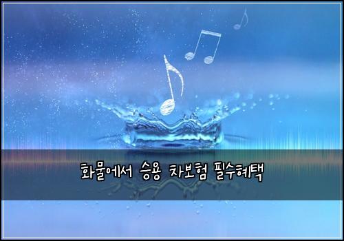 화물에서 승용 차보험 필수혜택 