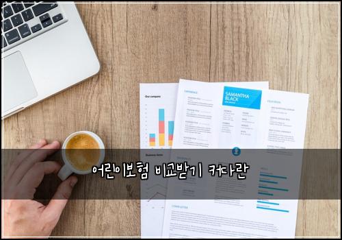 어린이보험 비교받기  커다란