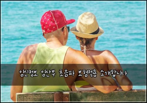 임신정보 임산부 초음파 보험적용 소개합니다