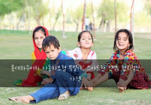 롯데하우머치 자동차보험 특별가: 스마트한 선택, 합리적인 가격!