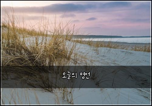 오늘의 명언