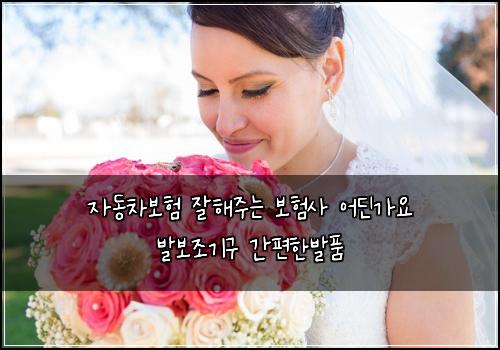 자동차보험 잘해주는 보험사 어딘가요 발보조기구 간편한발품
