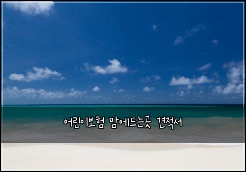 μ΄λ¦°μ΄λ³΄ν λ§μλλκ³³ 견μ μ