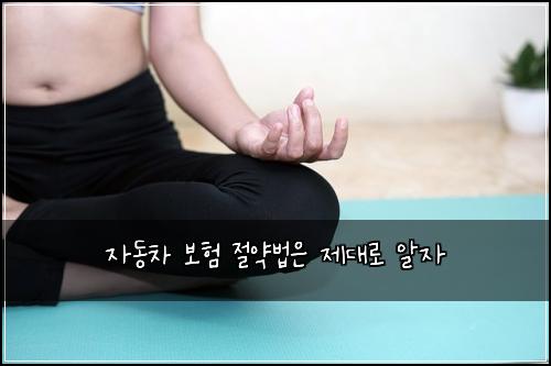 자동차 보험 절약법은  제대로 알자