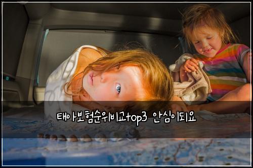 태아보험순위비교top3 안심이되요