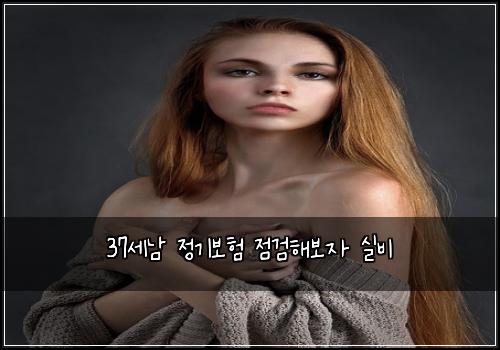 37์ธ๋จ ์ ๊ธฐ๋ณดํ ์ ๊ฒํด๋ณด์ ์ค๋น