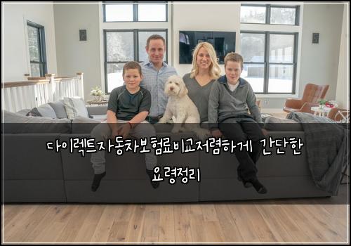 다이렉트자동차보험료비교저렴하게 간단한 요령정리