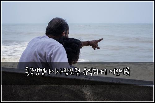 흥국생명아이사랑보험 유익하게  어린이를