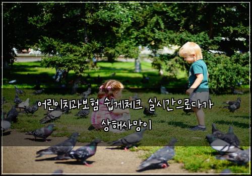 ์ด๋ฆฐ์ด์น๊ณผ๋ณดํ ์ฝ๊ฒ์ฒดํฌ ์ค์๊ฐ์ผ๋ก๋ค๊ฐ ์ํด์ฌ๋ง์ด