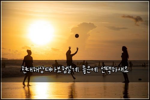 현대해상태아보험설계 좋은예 선택하새요