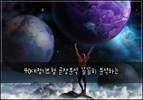 40대정기보험 곧장분석  꼼꼼히 분석하는