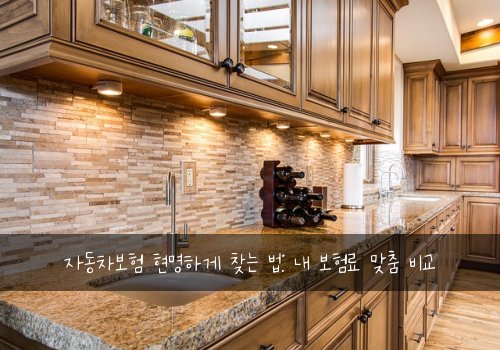 자동차보험 현명하게 찾는 법: 내 보험료 맞춤 비교