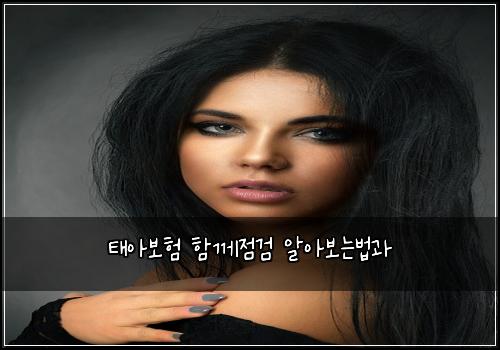 태아보험 함께점검  알아보는법과