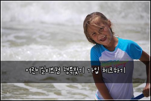 어린이실비보험 행복찾기  가입 체크하기