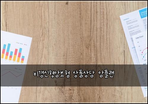 비갱신형암보험 상품상담  암플랜