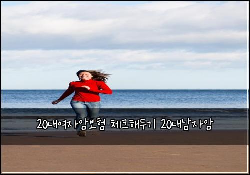 20대여자암보험 체크해두기  20대남자암