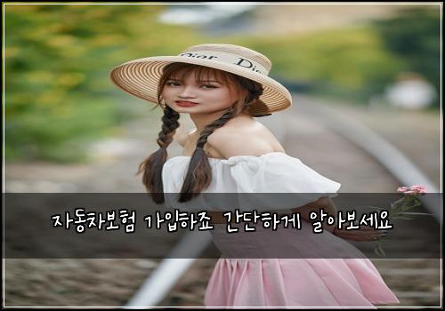 μλ차보ν κ°μ
νμ£ κ°λ¨νκ² μμ보μΈμ