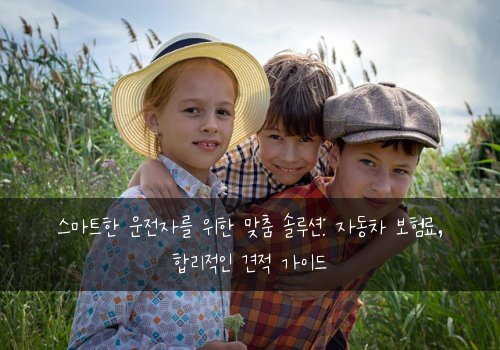  스마트한 운전자를 위한 맞춤 솔루션: 자동차 보험료, 합리적인 견적 가이드
