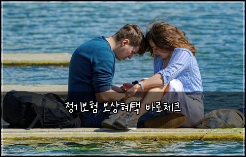 정기보험 보상혜택  바로체크