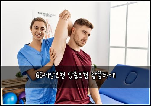 65세암보험 맞춤보험  알뜰하게