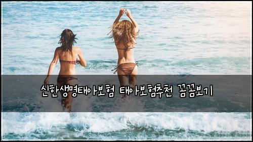 신한생명태아보험 태아보험추천 꼼꼼보기