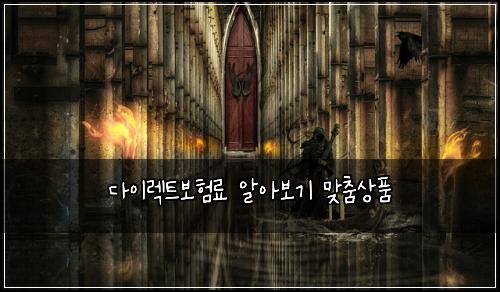 다이렉트보험료 알아보기 맞춤상품