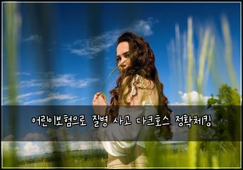 어린이보험으로 질병 사고 다크호스 정확체킹