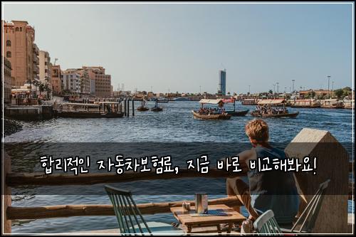 합리적인 자동차보험료, 지금 바로 비교해봐요!