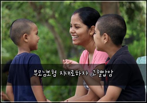 부모님보험 지대로하자  고혈압암