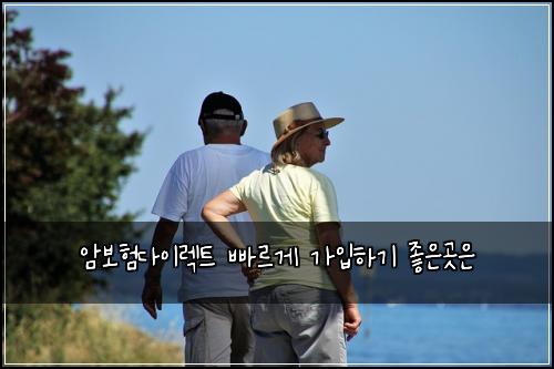 암보험다이렉트 빠르게 가입하기 좋은곳은