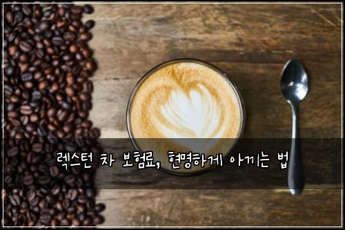 렉스턴 차 보험료, 현명하게 아끼는 법