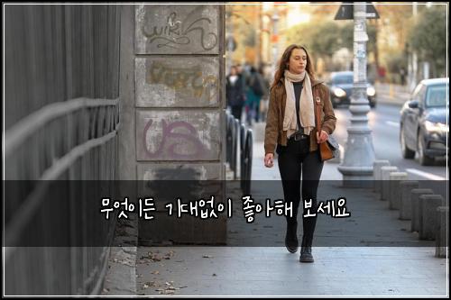 무엇이든 기대없이 좋아해 보세요