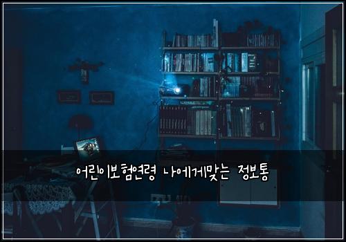 어린이보험연령 나에게맞는 정보통