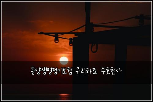 동양생명정기보험 유리하죠  수호천사