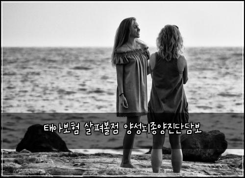 태아보험 살펴볼점  양성뇌종양진단담보